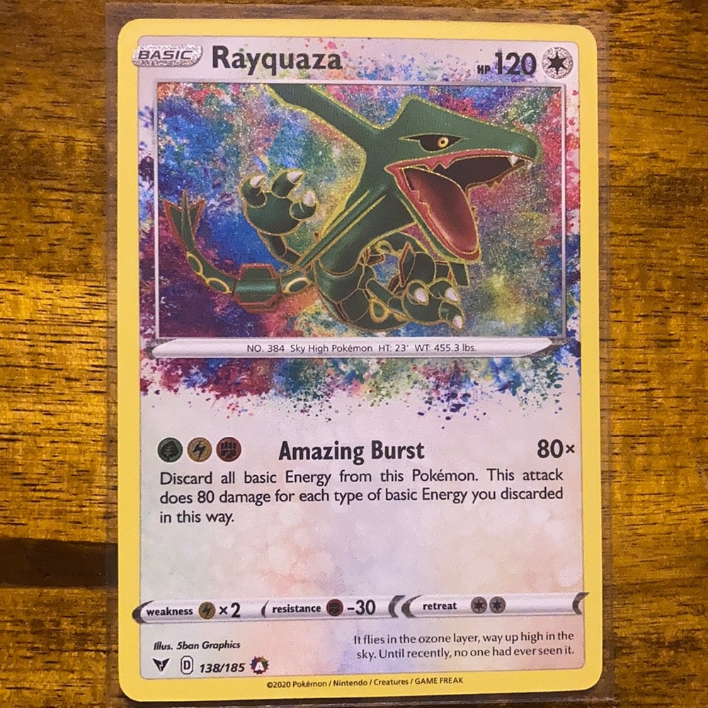 POKEMON TCG VIVID VOLTAGE RAYQUAZA